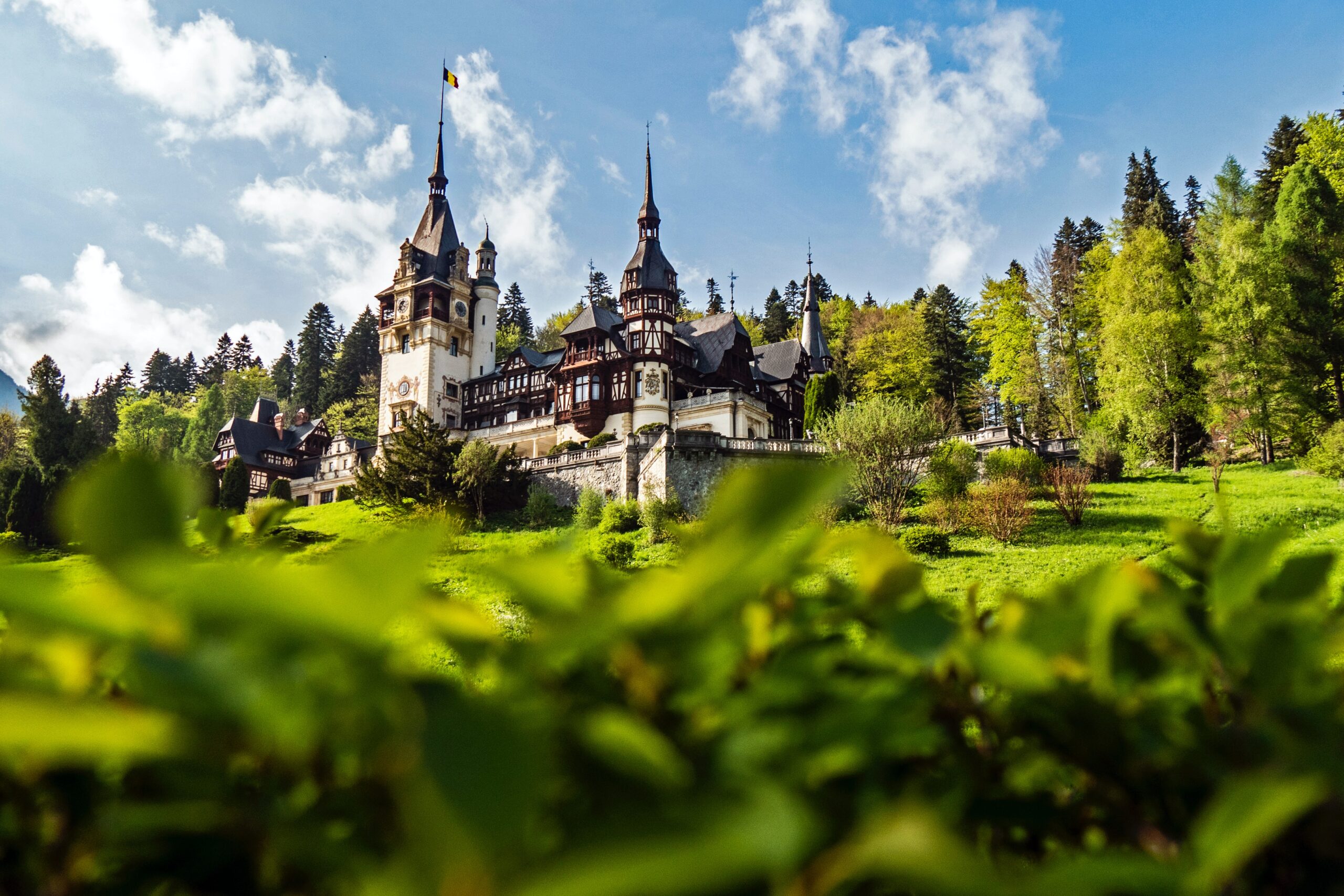Peles Castle, Romania – Best places to work as a digital nomad