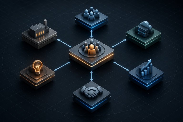 Seven types of software development outsourcing companies arranged by who owns delivery and who directs the work